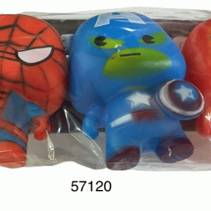 SET VINYL SUPERHEROE 3/1 8CM