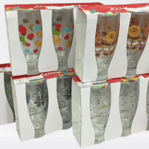 ENESTILO SET VASO CRIST 6.5X15.5CM 3/1 C/DIS