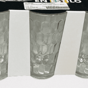 ENESTILO SET VASO CRIST 12OZ 3/1 BROC