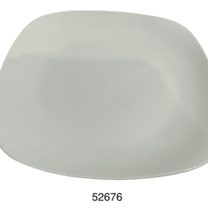 PLATO LLANO CUADRADO BLANCO 11"