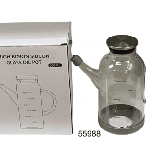 FRASCO P/ACEITE CRISTAL 600ML 8.7X17CM