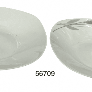 PLATO HONDO CUADRADO C/DISEÑO 9"