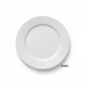 PLATO BLANCO LLANO MELAMINA 9"