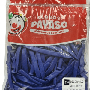 GLOBOS PAYASO #270 50/1 DECO AZUL ROYAL