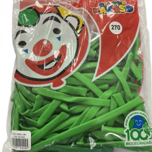 GLOBOS PAYASO #270 50/1 DECO VERDE LIMA