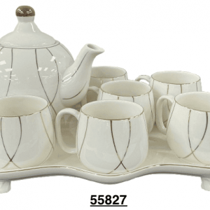 SET CAFE C/BANDEJA PORCELANA 8/1