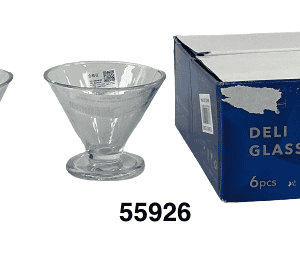 SET COPA P/HELADO CLEAR 10X7.8CM 6/1