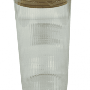 ENVASE CRISTAL C/TAPA MADERA 10X20CM