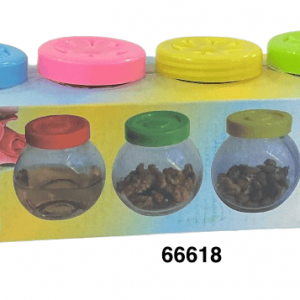 SET ENVASES CRISTAL 4/1 5.5X8CM