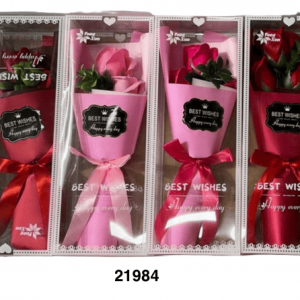 SET BOUQET ROSAS 11X29CM