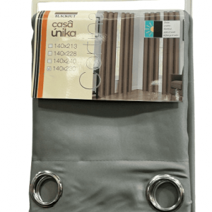 CASAUNIKA CORTINA BKOUT GRIS 140X230CM