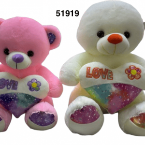 PELUCHE C/CORAZON 50CM