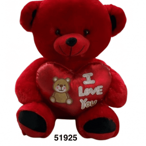 PELUCHE C/CORAZON 30CM