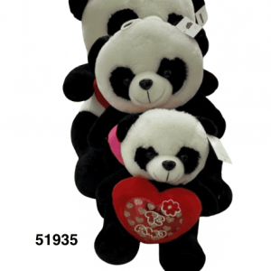 PELUCHE PANDA C/CORAZON 35CM