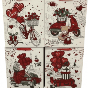 BOLSA P/REGALO ENAMORADO 55X43X16CM