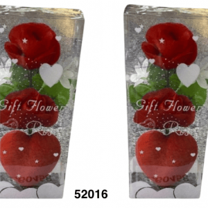 SET CORAZON C/ROSA 5.5X22CM