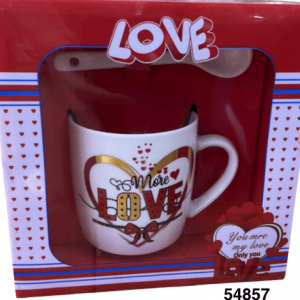 POZUELO DE ENAMORADO C/CUCHARA 8X7.4CM