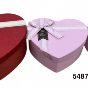 SET CAJA CORAZON 3/1 22/19/15CM