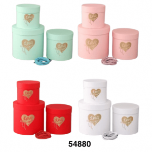 SET CAJA REDONDA 3/1 19/16/13CM