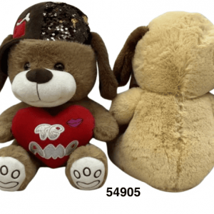 PELUCHE DE ENAMORADO PERRO 40CM