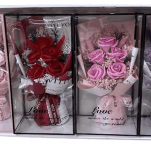 BOUQUET FLORES EN CAJA 16X10X30.6CM