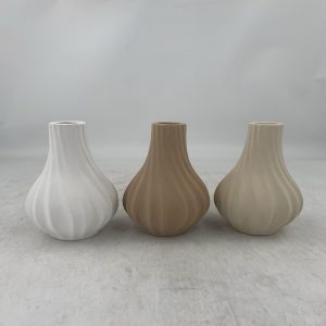 FLORERO DE PORCELANA 10X10X20.5CM