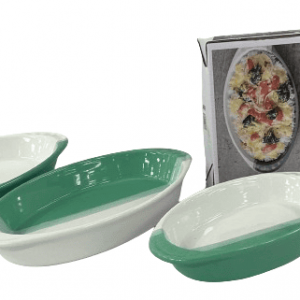 SET PYREX DE PORCELANA 3/1 C/DIS 25/30/35CM