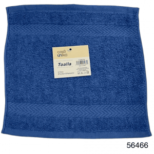 CASAUNIKA TOALLA P/CARA AZUL 30X30CM