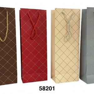 BOLSA DE PAPEL P/VINO 36X12.8X8.2CM