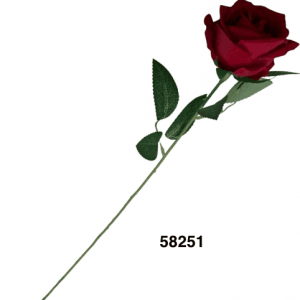 ROSA ARTIFICIAL ROJA 50CM