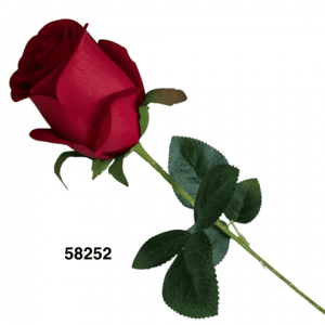 ROSA ARTIFICIAL ROJA 53CM