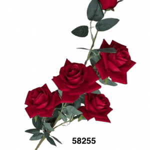 BOQUET ROSAS ARTIFICIALES 5/1 100CM