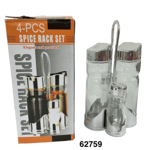 SET VINAGRERA CRIST C/FRASCOS 4/1