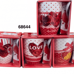 POZUELO DE ENAMORADO C/CUCH 8X10.5CM