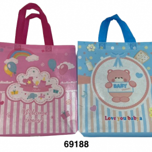 BOLSA DE REGALO BEBES 27X29X12CM