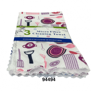 SET TOALLA DE COCINA C/DISEÑO 30X60CM 3/1