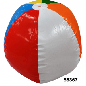 PELOTA PLAYA INFLABLE COLORES 24"
