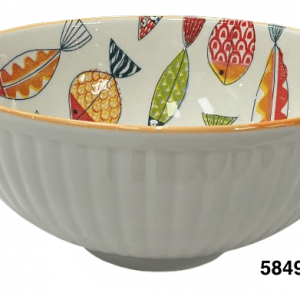 FUENTE C/DISEÑO PEZ 20X9CM