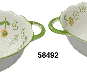 FUENTE DE PORCELANA C/ASA 20X7.5CM