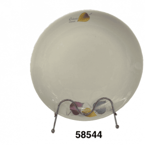 PLATO LLANO DISEÑO HOJAS 25.5X3.5CM