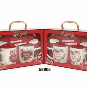 SET POZUELO C/PLATO+CUCHARA P/MADRES 6/1 8.5X9CM