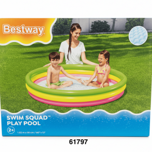 BESTWAY PISCINA REDONDA INFLABLE MULTICOLOR 152X30
