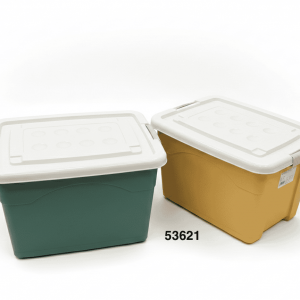 CAJA PLASTICA CON RUEDAS 47X35X28CM