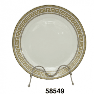 PLATO LLANO REDONDO 10.5" DISEÑO DORADO