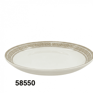 PLATO LLANO REDONDO 11" DISEÑO DORADO