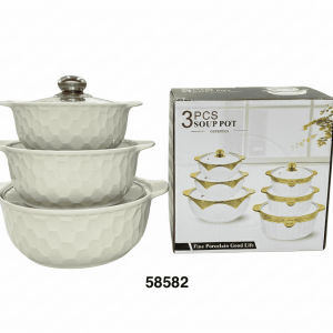 SET PYREX C/TAPA DE CRISTAL 3/1 17/19/22CM