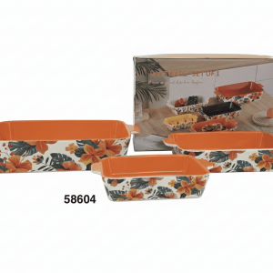 SET PYREX RECTANGULAR C/DISEÑO 3/1 22/30/38CM