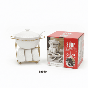 SET PYREX PORCELANA C/FUENTE 7/1