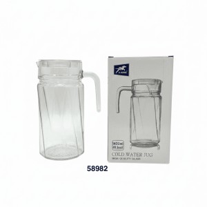 JARRA DE CRISTAL 10X22.5CM 1.6L