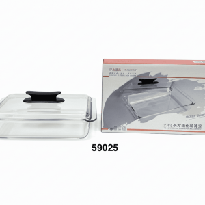 PYREX CRISTAL RECTANGULAR C/TAPA 2.8LT 33X21X6CM